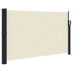 vidaXL Auvent latéral rétractable crème 120x300 cm