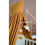 Ciel de lit Caramel - Gaze de coton