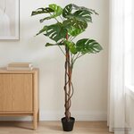 vidaXL Plante Monstera Artificielle Vert 94 x 18 x 170 cm