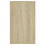 vidaXL Buffet chêne sonoma 135x41x75 cm bois d'ingénierie