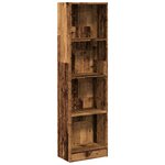 vidaXL Bibliothèque vieux bois 40x24x176 cm bois d'ingénierie