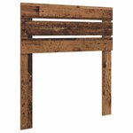 vidaXL Cadre de lit Bois ancien 90 x 200 cm Pin massif