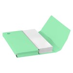 Chemise à soufflet oxford vip 25 x 32 cm vert pastel - paquet de 50