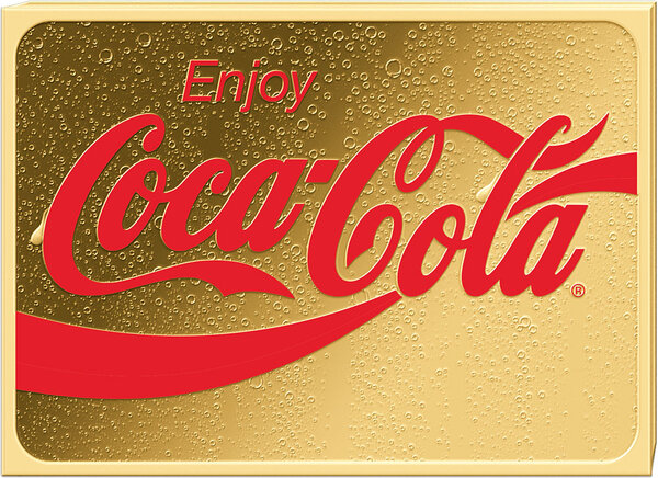 Pièce de monnaie en Or 3000 Francs g 0.062 (1/500 oz) Millésime 2023 Through the Decades ENJOY COCA COLA