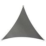 Livin'outdoor Tissu d'ombrage Como Polyester triangulaire 5x5 m Gris