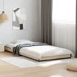 vidaXL Cadre de lit Chêne Sonoma 80 x 200 cm Bois d'ingénierie