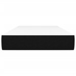 vidaXL Matelas de lit à ressorts ensachés Noir 90x190x20 cm Tissu