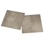 vidaXL Dalles de plancher autoadhésives 20 Pièces PVC 1 86 m² gris