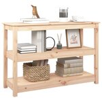 vidaXL Table console 110x40x74 cm Bois massif de pin