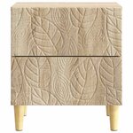 vidaXL Table de chevet 2 Pièces Chêne Sonoma 43 x 34 5 x 48 cm