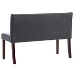 Banc banquette 120 cm daim gris 02_0010881