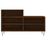 vidaXL Armoire à chaussures Chêne marron 102x36x60cm Bois d'ingénierie