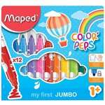 Feutre COLOR'PEPS Maxi étui carton de 12 MAPED