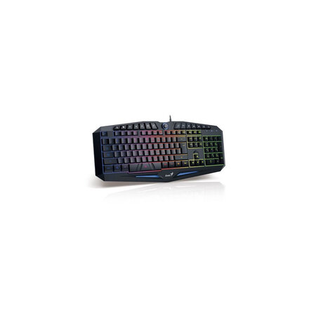 Genius Clavier Gamer Scorpion K9 - Filaire - Retroeclaire 7 Couleurs - Windows 7 / 8 - Noir