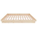 vidaXL Cadre de lit Bois massif 180x200 cm Super King