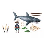 PLAYMOBIL 71793 - Pirate et requin géant avec mâchoire articulée