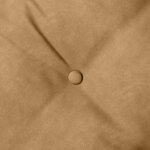 vidaXL Coussin de Dos Marron 160 x 50 cm Tissu en velours côtelé