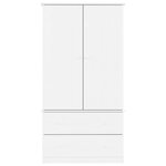 vidaXL Garde-robe ALTA blanc 90x55x170 cm bois massif de pin