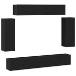 vidaXL Set de 6 meubles TV - Finition bois ancien