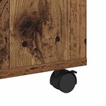 vidaXL Table basse Bois ancien 75 x 75 x 38 cm Bois d'ingénierie