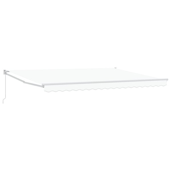 Store rétractable manuel vidaXL blanc 450x300 cm