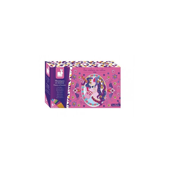 Mosaique en mousse Poneys et licornes