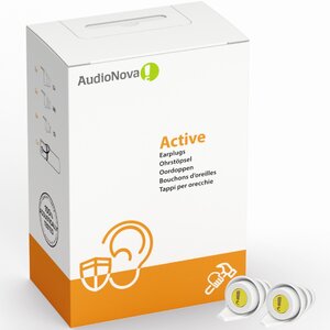 Audionova active : bouchons d'oreilles réutilisables pour bricolage et jardinage