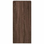 vidaXL Buffet chêne marron 30x41x93 cm bois d'ingénierie