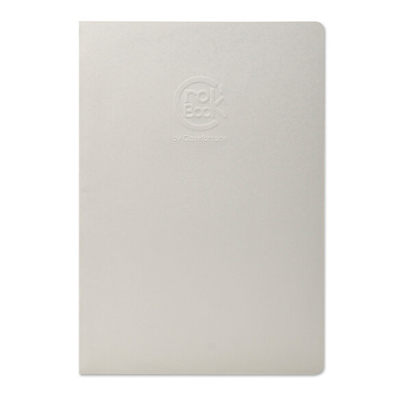Crok'Book piqué A4 à la française couleur gris clair 90g 24 F CLAIREFONTAINE