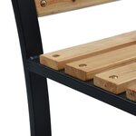 vidaXL Banc de jardin 120 cm Bois