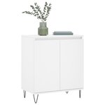 vidaXL Buffet Blanc 60x35x70 cm Bois d'ingénierie