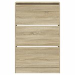vidaXL Armoire à chaussures chêne sonoma 80x21x125 5cm bois ingénierie