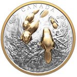 Pièce de monnaie en Argent 50 Dollars g 100.74 Millésime 2025 BEAVER