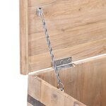 vidaXL Coffre 90x40x40 cm Bois d'acacia solide