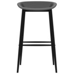 vidaXL Ensemble de bar 7 Pièces Blanc et gris