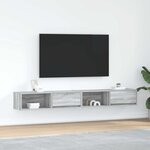 vidaXL Meubles TV 2 Pièces sonoma gris 100x31x25 5 cm bois d'ingénierie