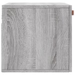 vidaXL Armoire murale Sonoma gris 60x36 5x35 cm Bois d'ingénierie