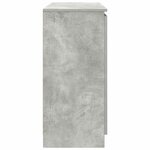 vidaXL Buffet avec tiroirs gris béton 100 5x35x76 cm bois d'ingénierie