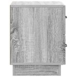 vidaXL Cabinet de chevet avec tiroir Sonoma gris 43 x 34 5 x 44 5 cm