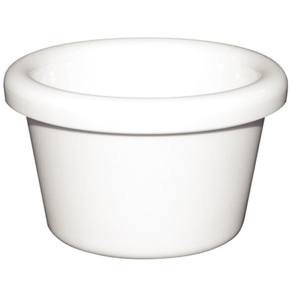 Ramequin lisse blanc en mélamine 63 mm kristallon - lot de 12 - olympia - mélamine