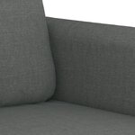 vidaXL Ensemble de canapés 4 Pièces coussins gris foncé tissu