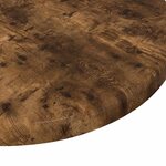 vidaXL Plateau de table Chêne fumé 30 x 30 x 1 5 cm Bois d'ingénierie