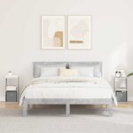 vidaXL Table de chevet 2 pc Gris béton 25 5 x 22 x 49 5 cm