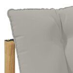 vidaXL Ensemble de canapés d'extérieur 3 Pièces Blanc et gris clair