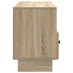 vidaXL Meuble TV Chêne Sonoma 102 x 34 5 x 50 cm Bois d'ingénierie