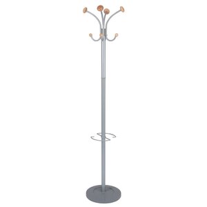 Portemanteau Stily  - 8 patères - Métal/bois