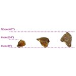 vidaXL Pierres de Jardin Marron 12 cm Verre