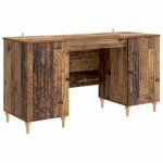vidaXL Bureau Bois ancien 142 5 x 50 x 75 cm Bois d'ingénierie