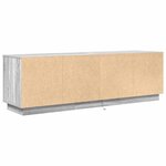 vidaXL Meuble TV avec lumières LED sonoma gris 160 5x41x50 cm
