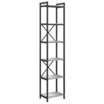 vidaXL Étagère Sonoma gris 40 x 30 x 189 5 cm Bois d'ingénierie